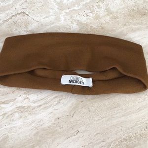Caramel Knit Headband Designer Debra Moises